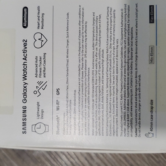 Samsung Galaxy Active 2 watch in rose. 40mm - Picture 7 of 7
